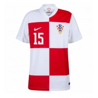 Pánský Fotbalový dres Chorvatsko Mario Pasalic #15 ME 2024 Domácí Krátký Rukáv